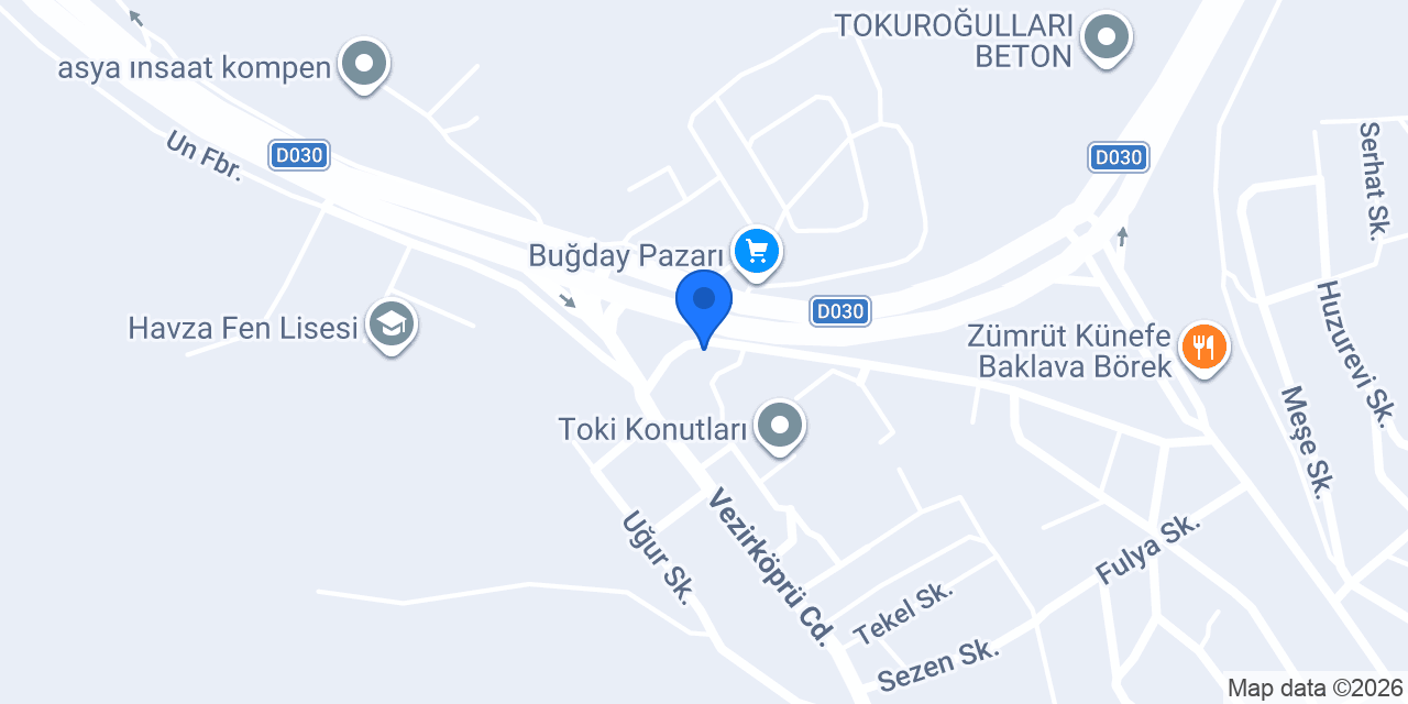 DEĞİRMENCİ TARIM MAKİNALARİ konumu