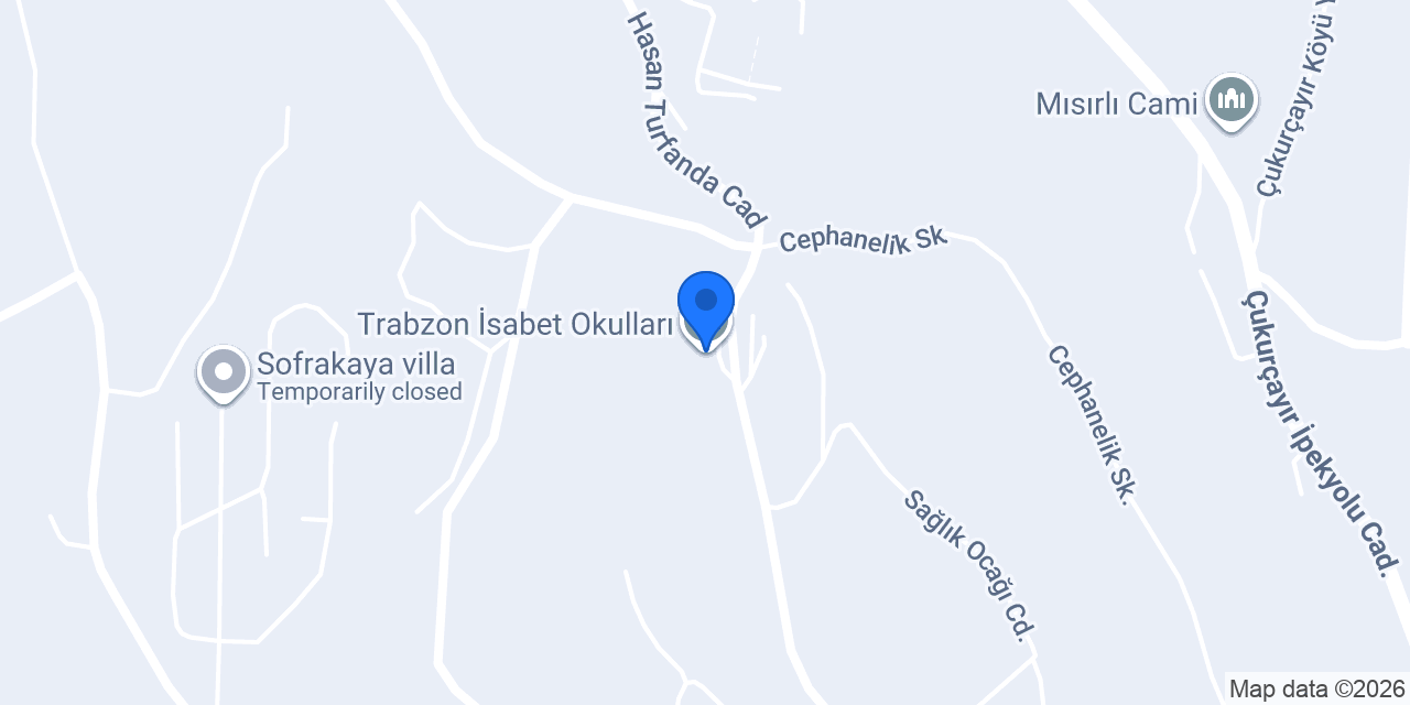 Trabzon İsabet Okulları konumu