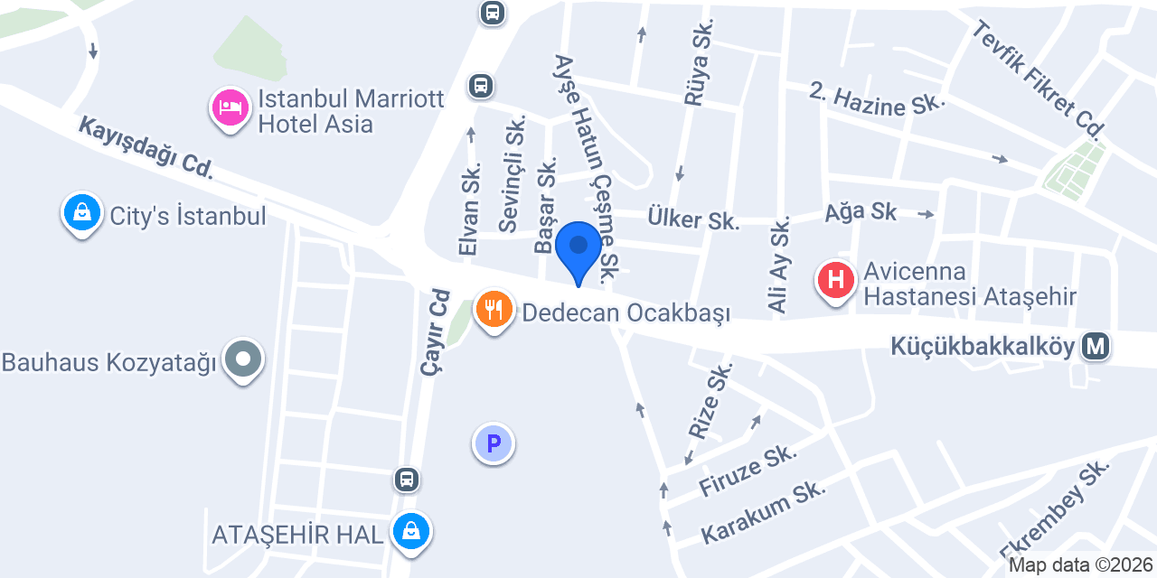 Ataşehir Final Anadolu Lisesi konumu