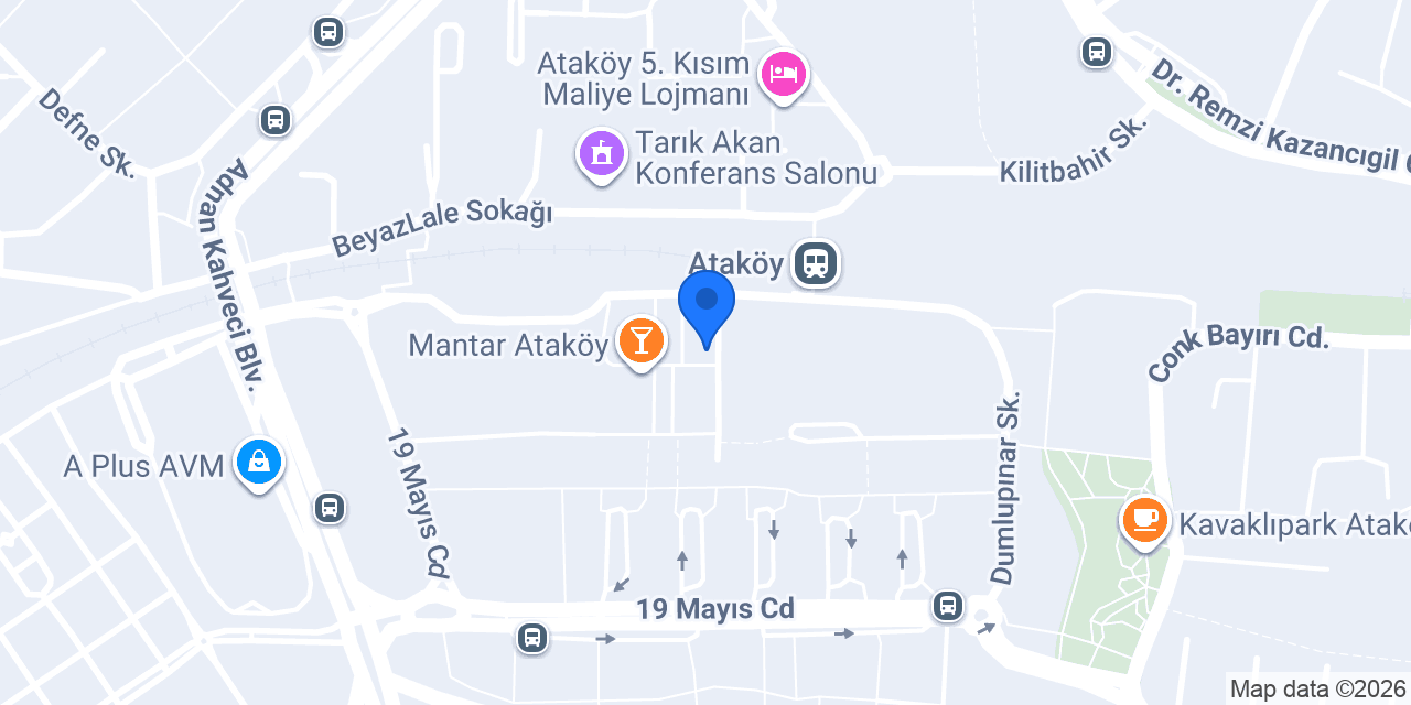 Garanti BBVA Ataköy Şubesi konumu