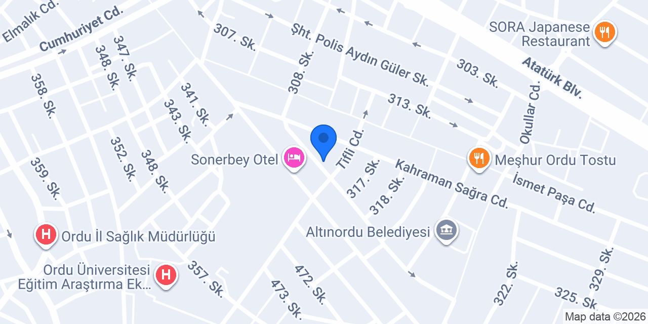 Merkez Eczanesi konumu