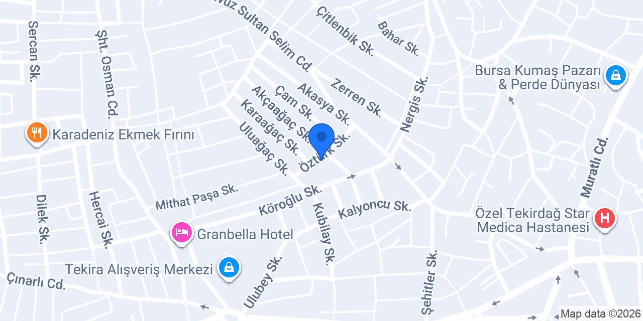 Duru Bayan Kuaförü Özlem konumu