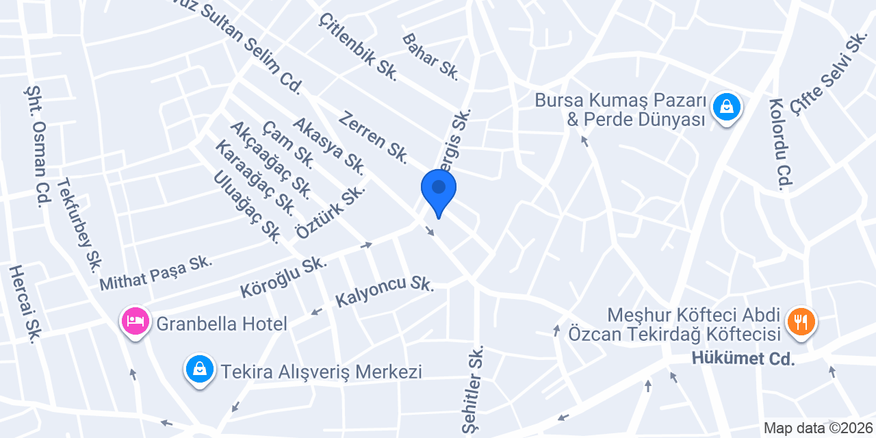 Tuncel Yapı Market konumu