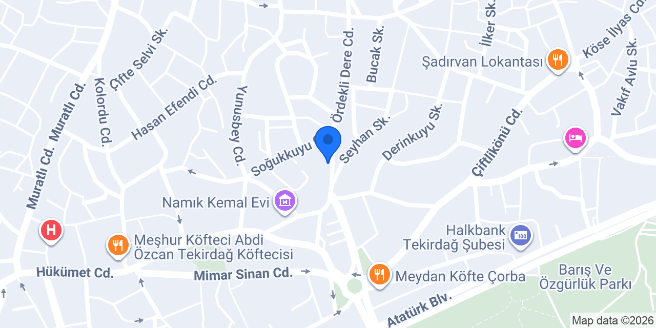 Beser Yapı Market | Tekirdağ konumu