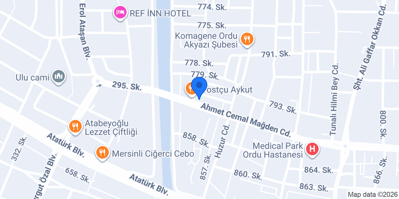 Levent Autocar konumu