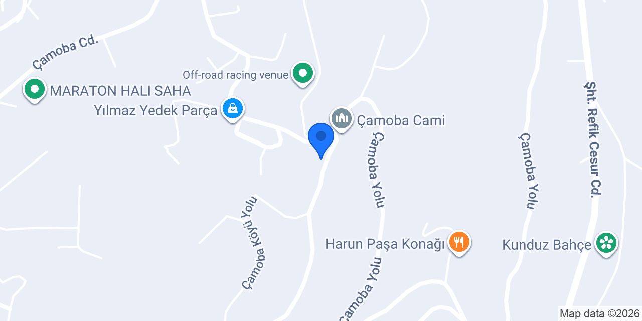 Çamoba İlkokulu konumu