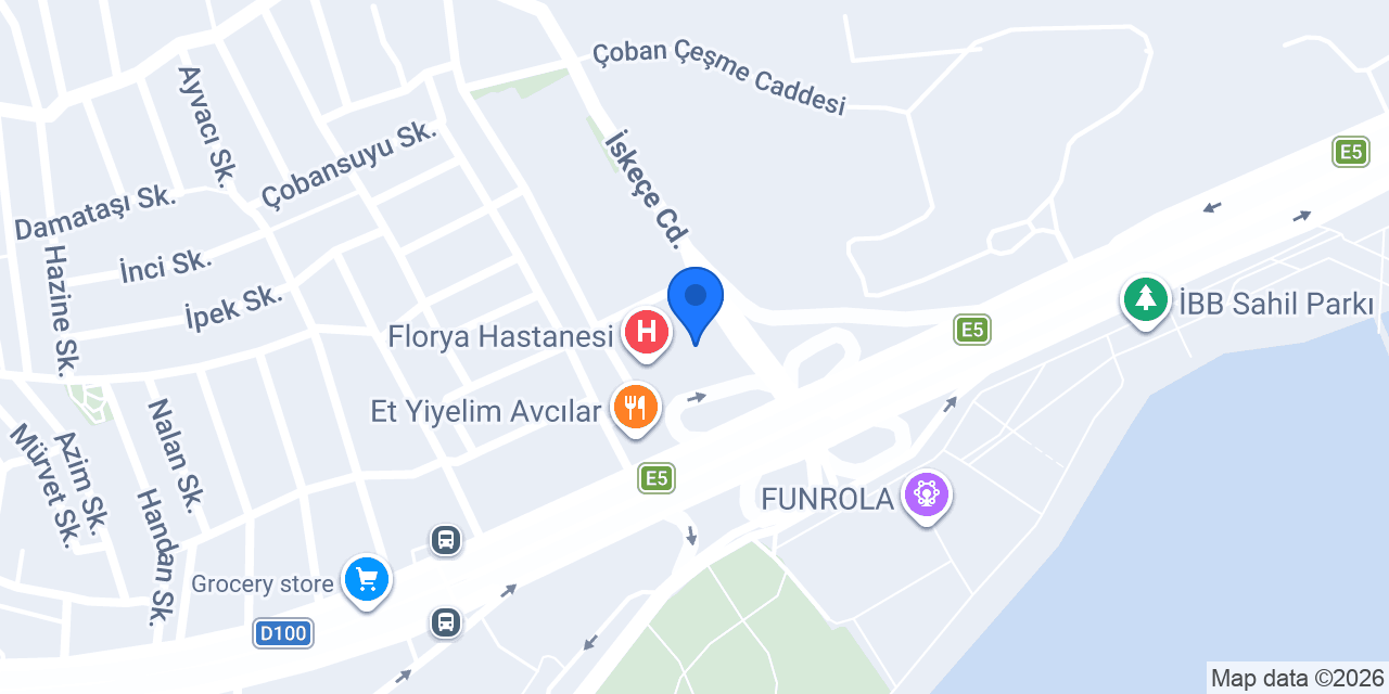Op. Dr. Ali Nurhan Özbaba konumu