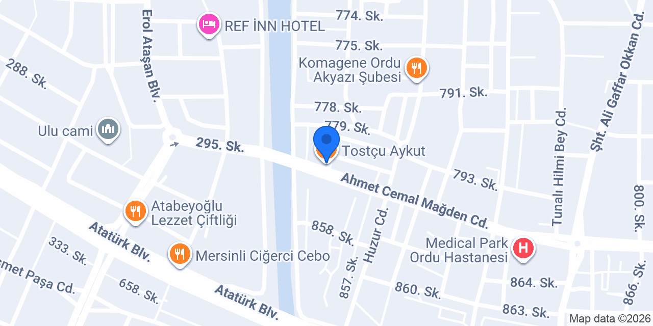 Tostçu Aykut konumu