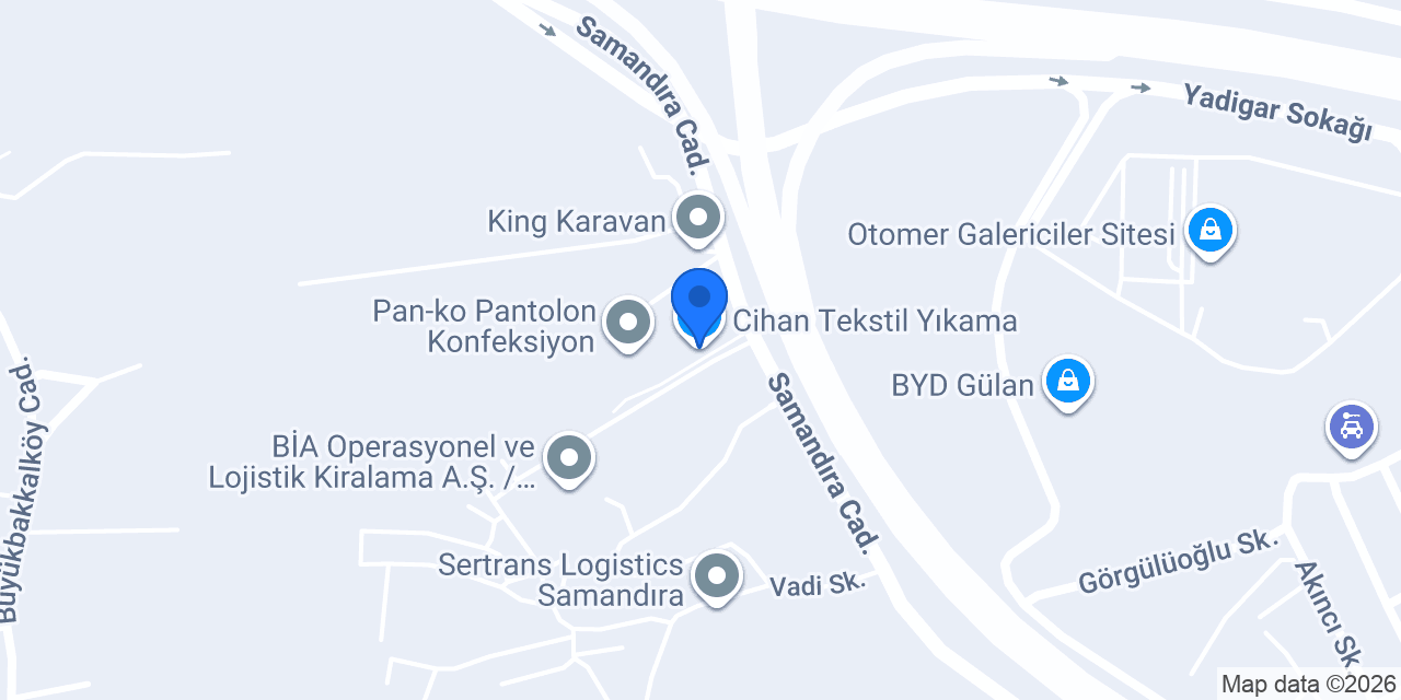 Cihan Tekstil Yıkama konumu