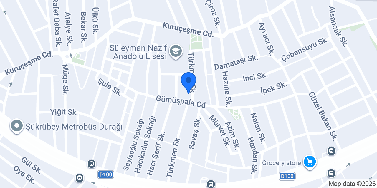Aylalemakeupstudio konumu