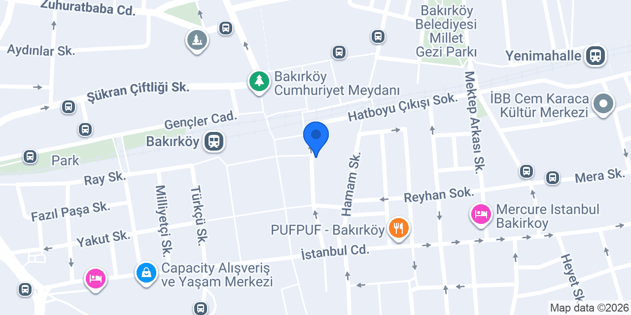 Lost Cafe Bakırköy konumu