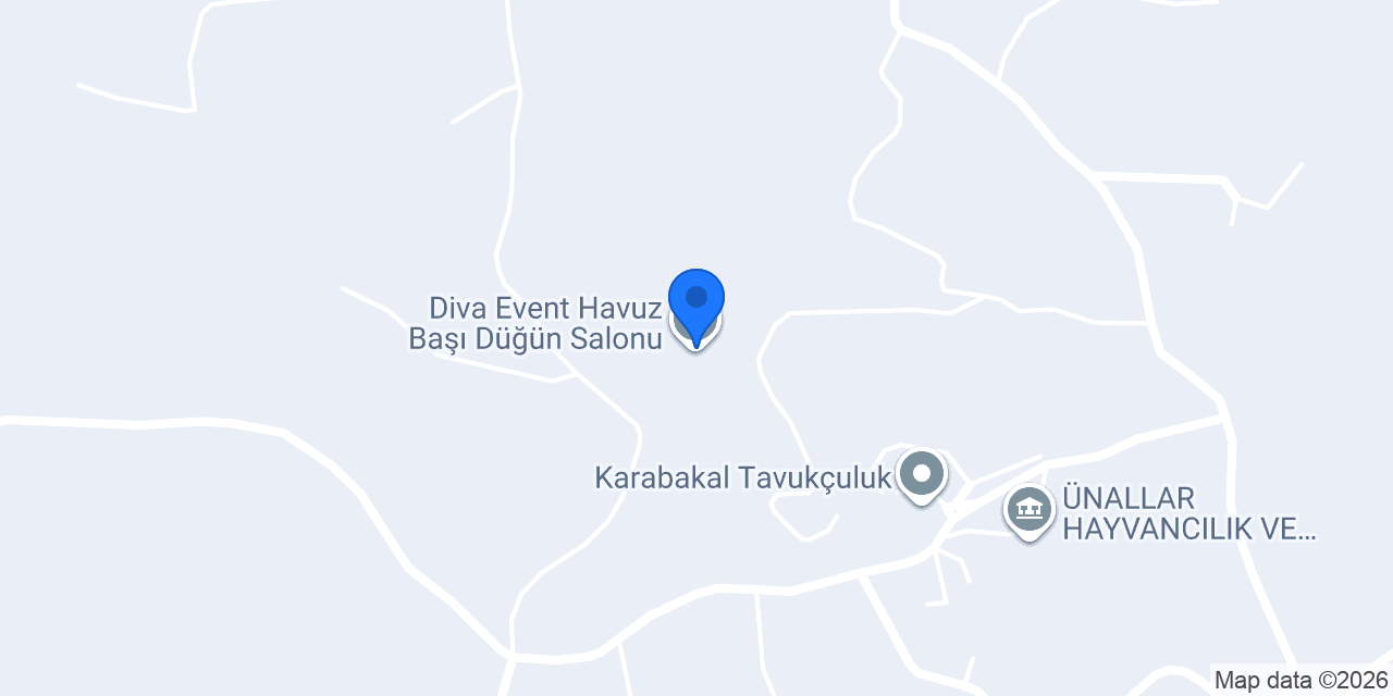 Diva Event Havuz Başı Düğün Salonu konumu
