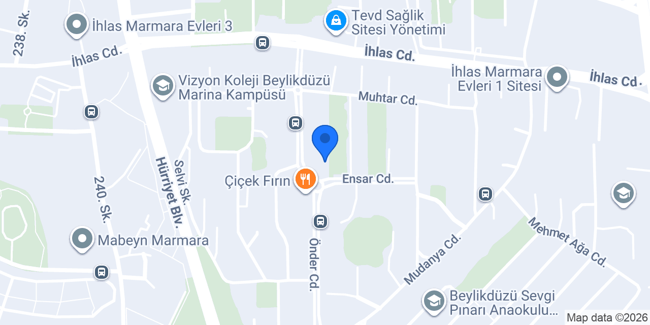 Dt. Şule Arvas konumu