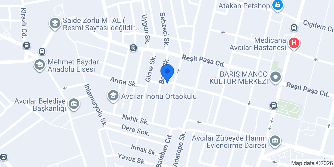 Depo konumu