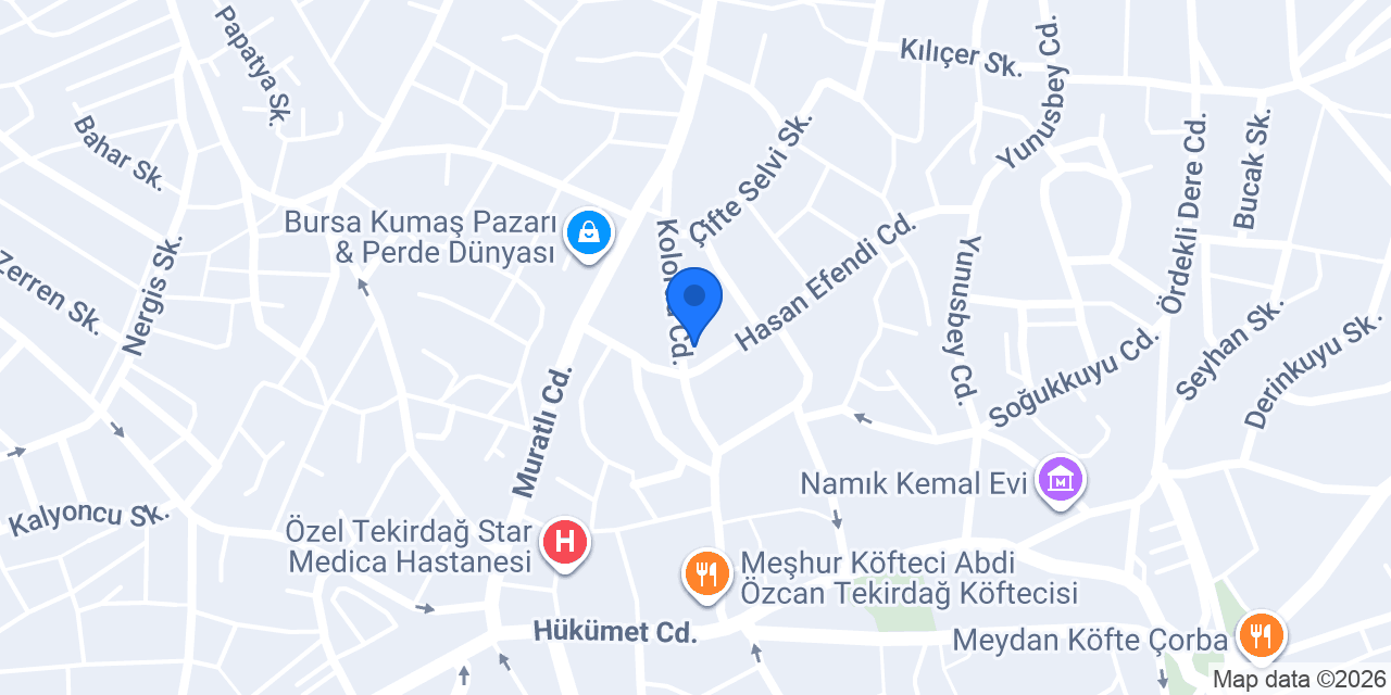 Özen Eczanesi konumu