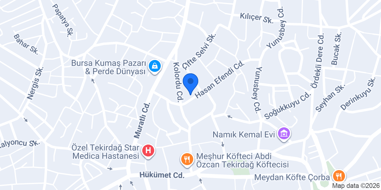 Bay Bayan Terzisi Süleyman konumu