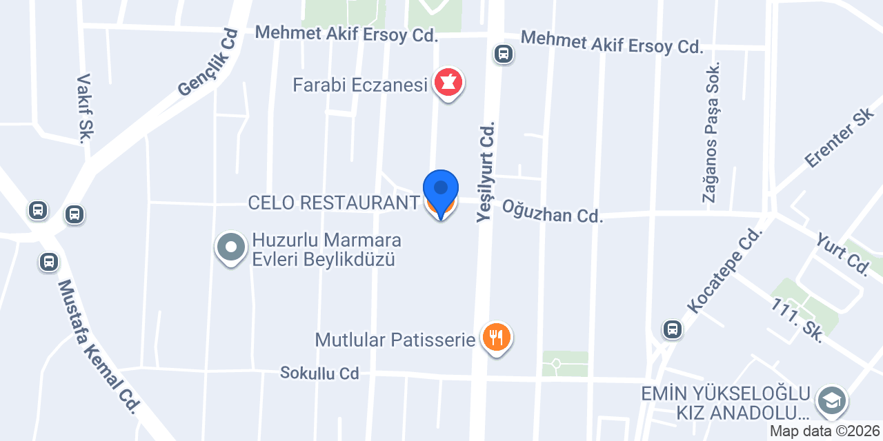CELO RESTAURANT konumu
