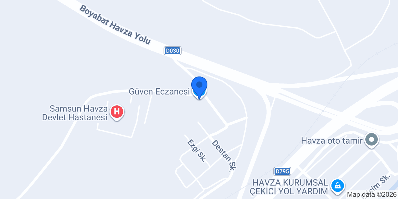 Güven Eczanesi konumu