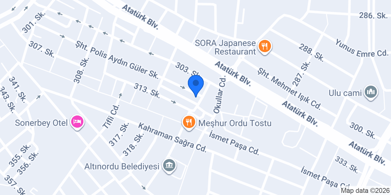 Atamanlar ticaret konumu