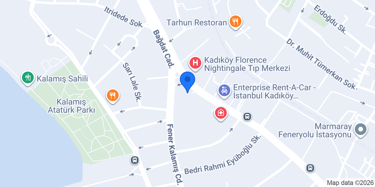 Bykepi Bağdat Caddesi konumu
