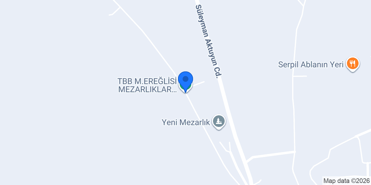 TBB M.EREĞLİSİ MEZARLIKLAR ŞUBE MÜDÜRLÜĞÜ konumu