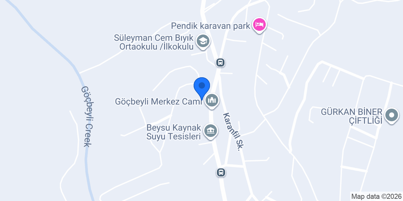 Durgun Besi Çiftliği konumu