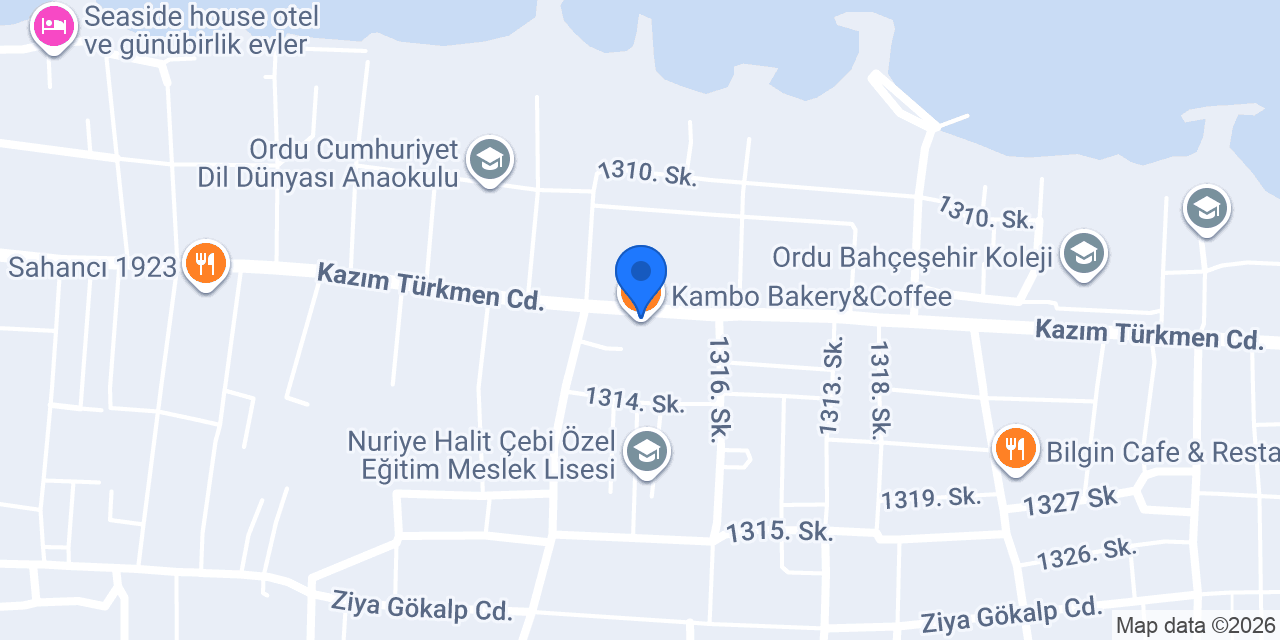Kambo Bakery&Coffee konumu