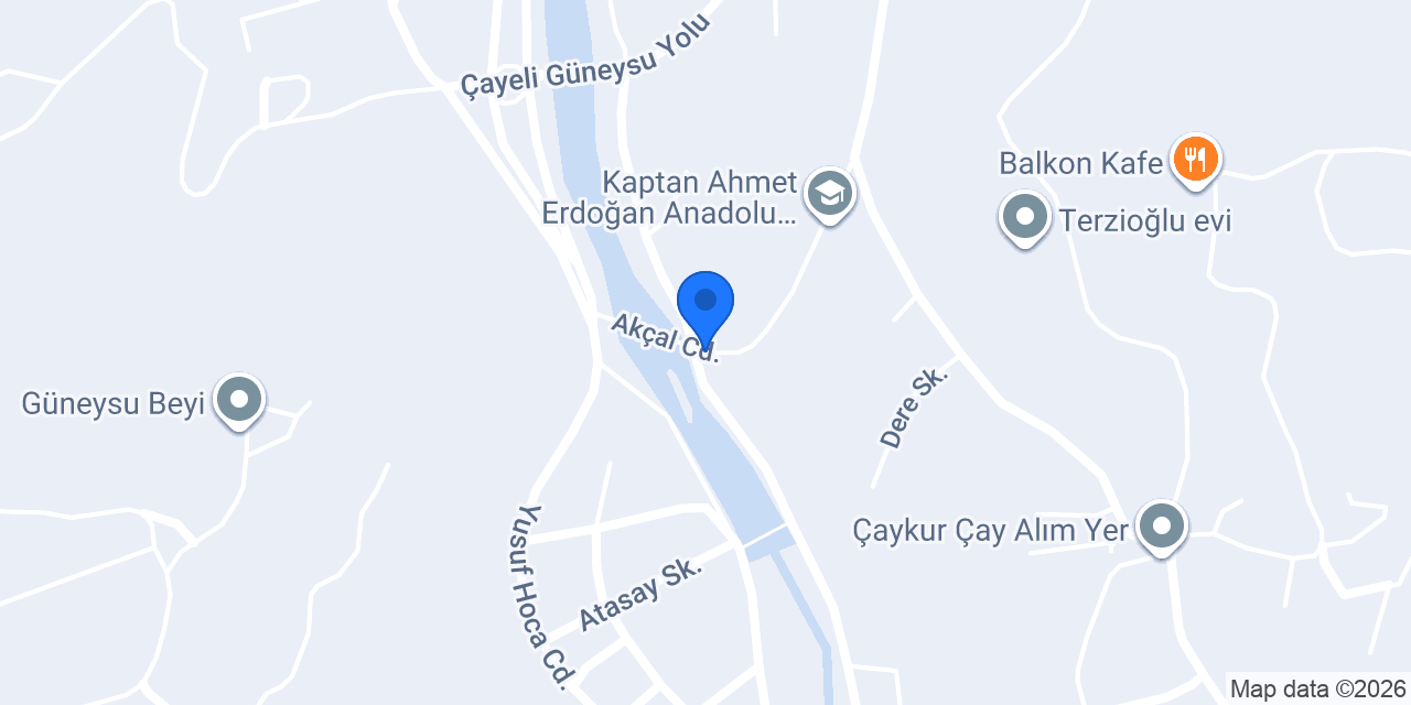 Köprübaşı Merkez Cami konumu
