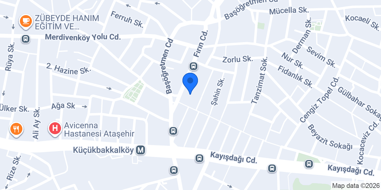 Ataşehir Pak Eczanesi konumu