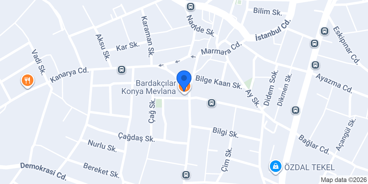 Merdanem Börek Cafe konumu