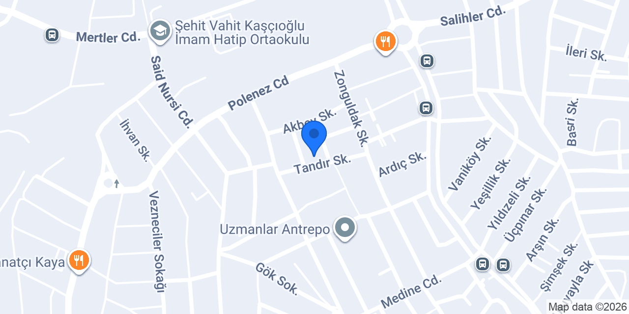 Miraç Dondurma konumu
