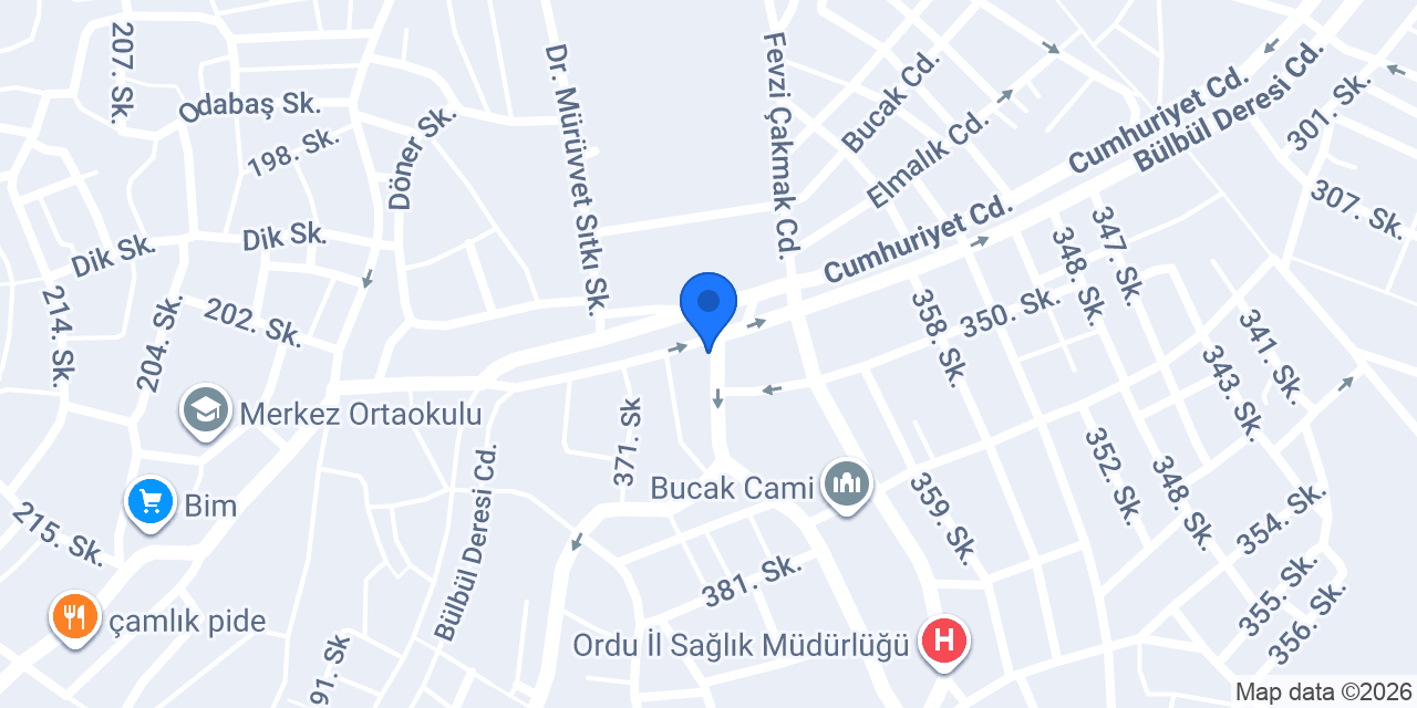 Dereyurt Terzi konumu