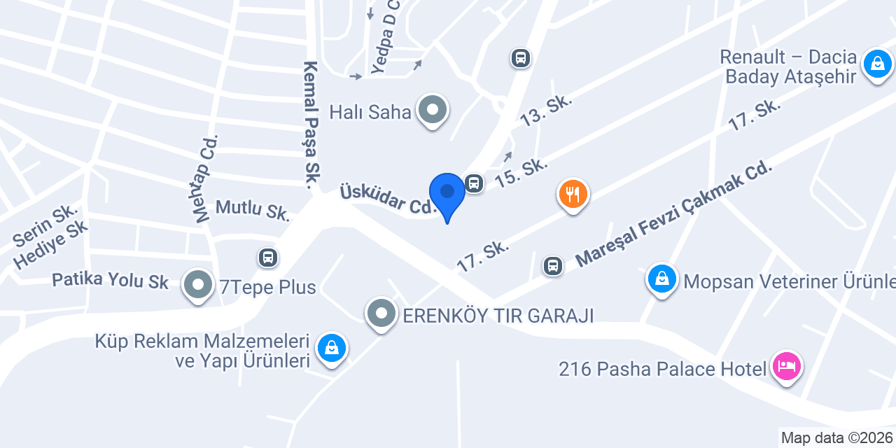 Üsküdar 45.Noterliği konumu