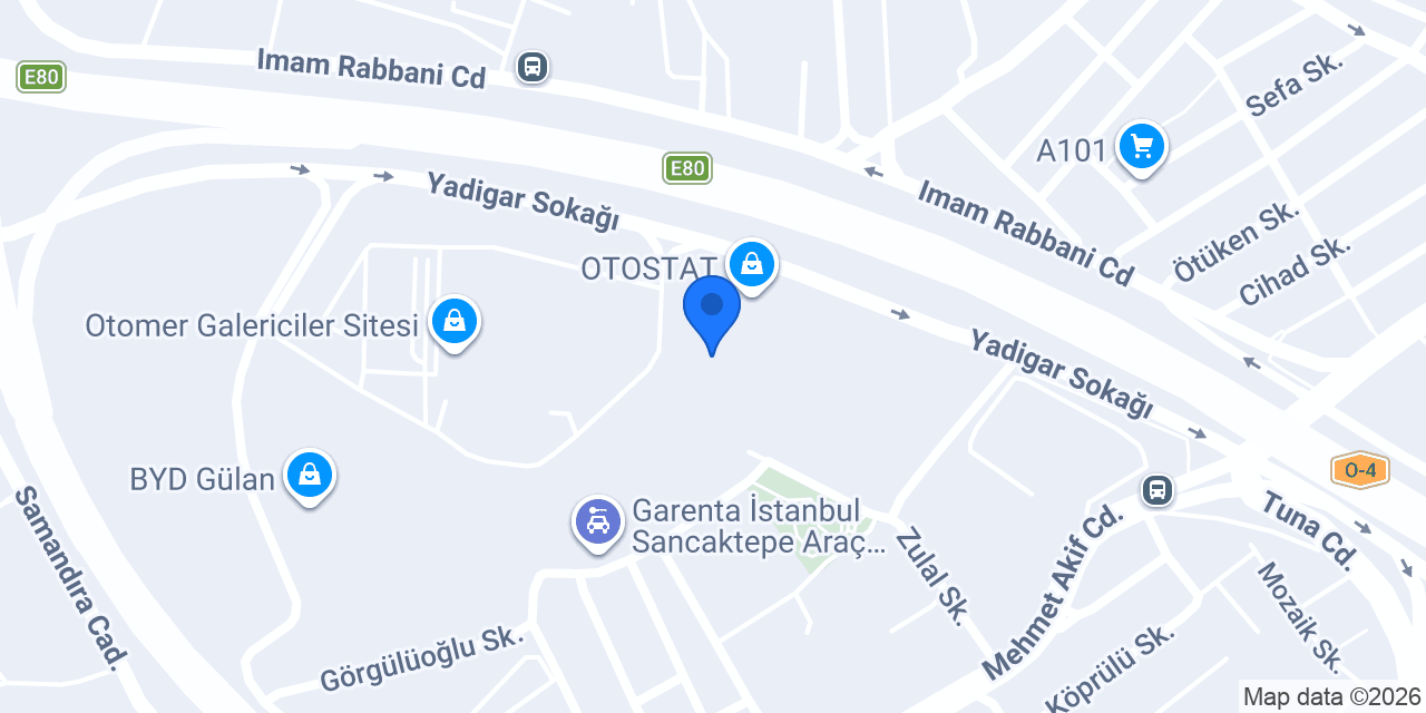 Meriç Otomotiv konumu