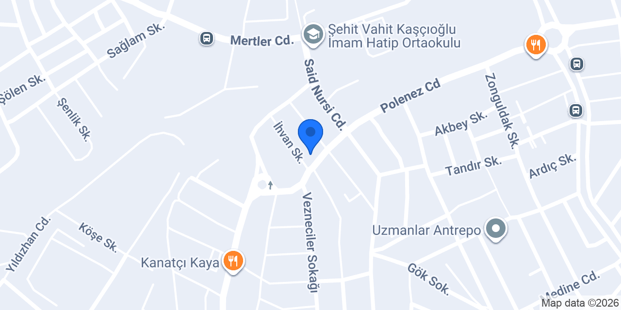 Millî Çiğköfte Demetce Büfe konumu