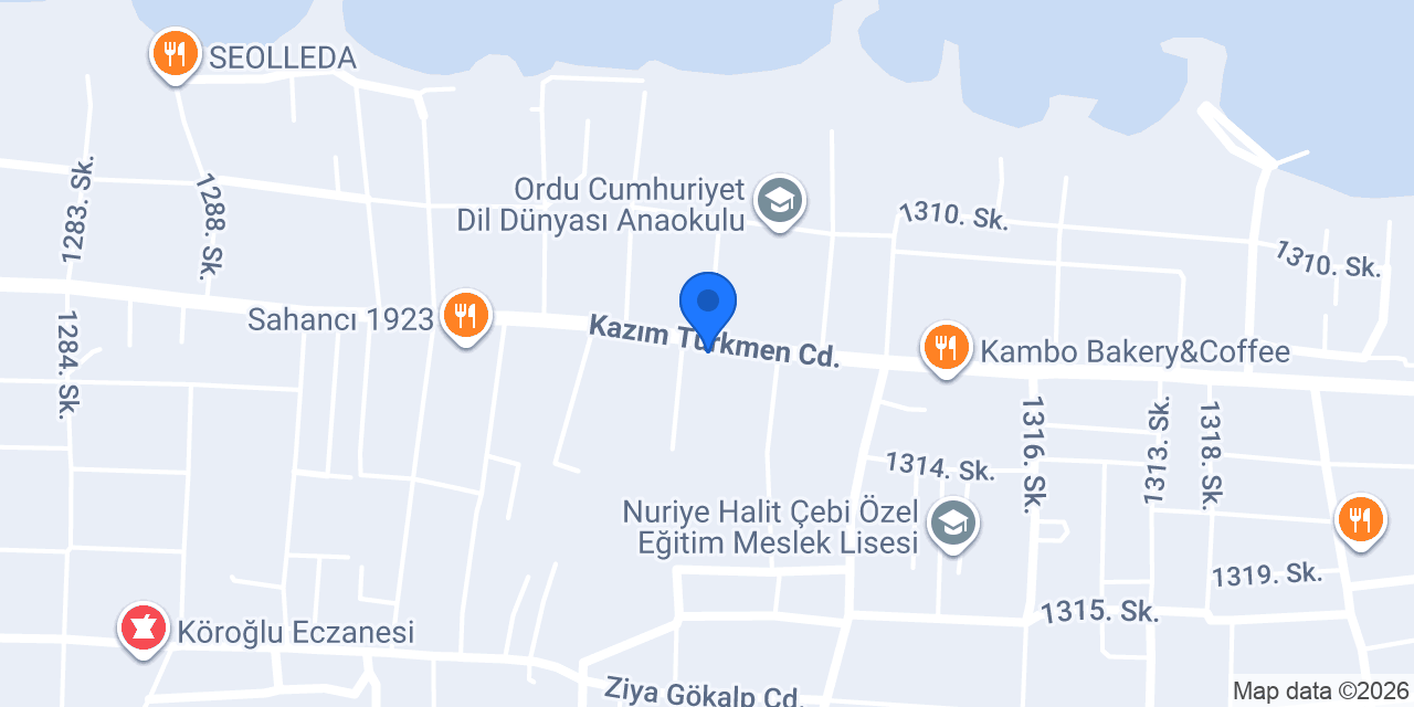 Hanımeli çiçekçilik konumu