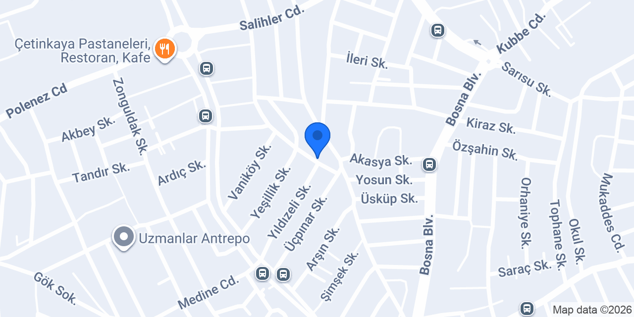 Öztekin Kırtasiye konumu