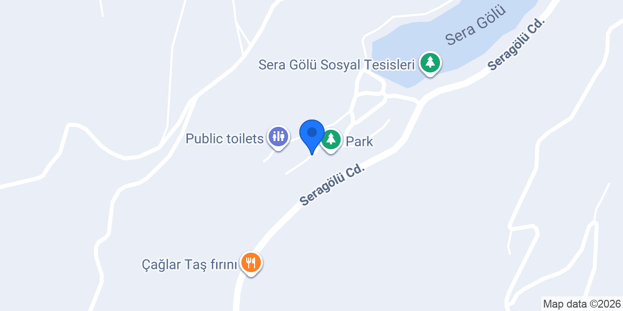 Trabzon Sera Gölü Yamaç Paraşütü konumu