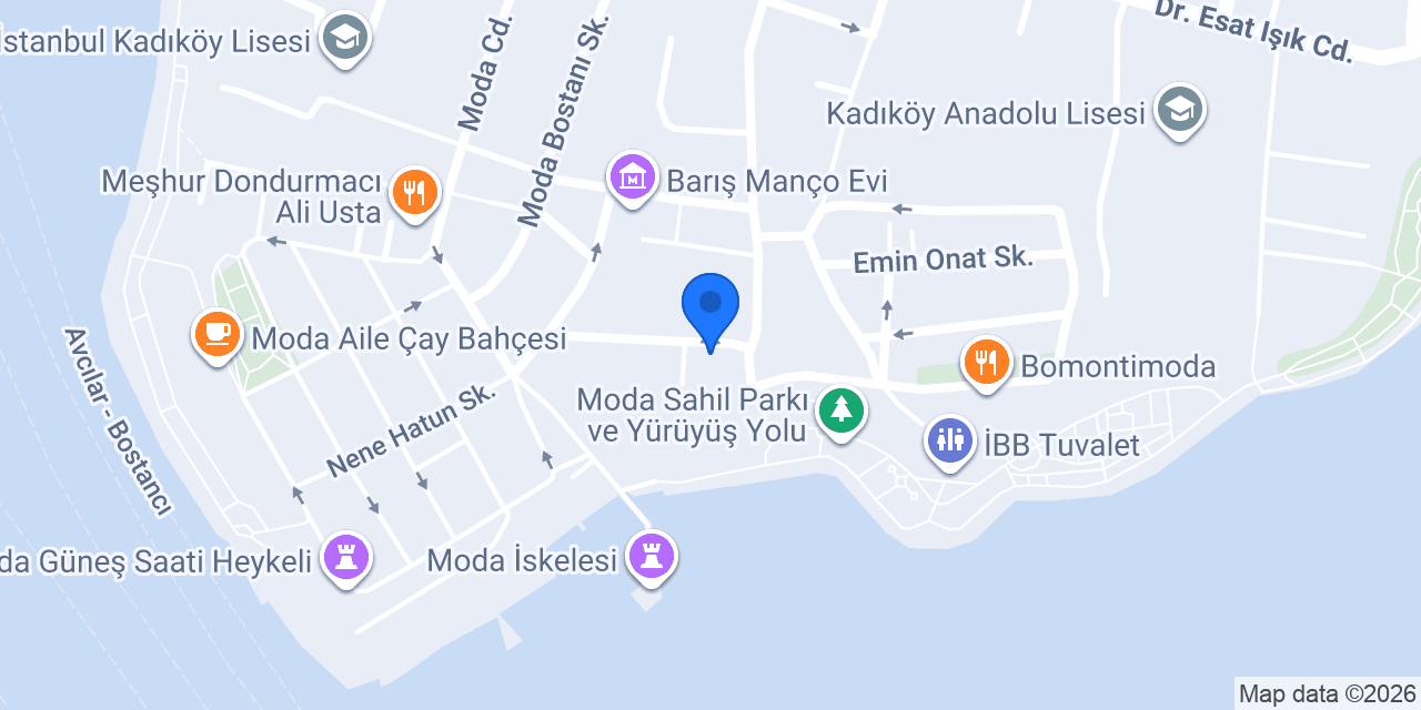Buselik Meyhane - Moda Teras konumu