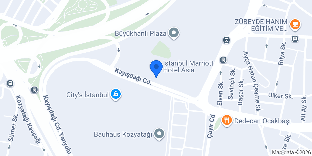 Marrioutt Hotel Barı konumu