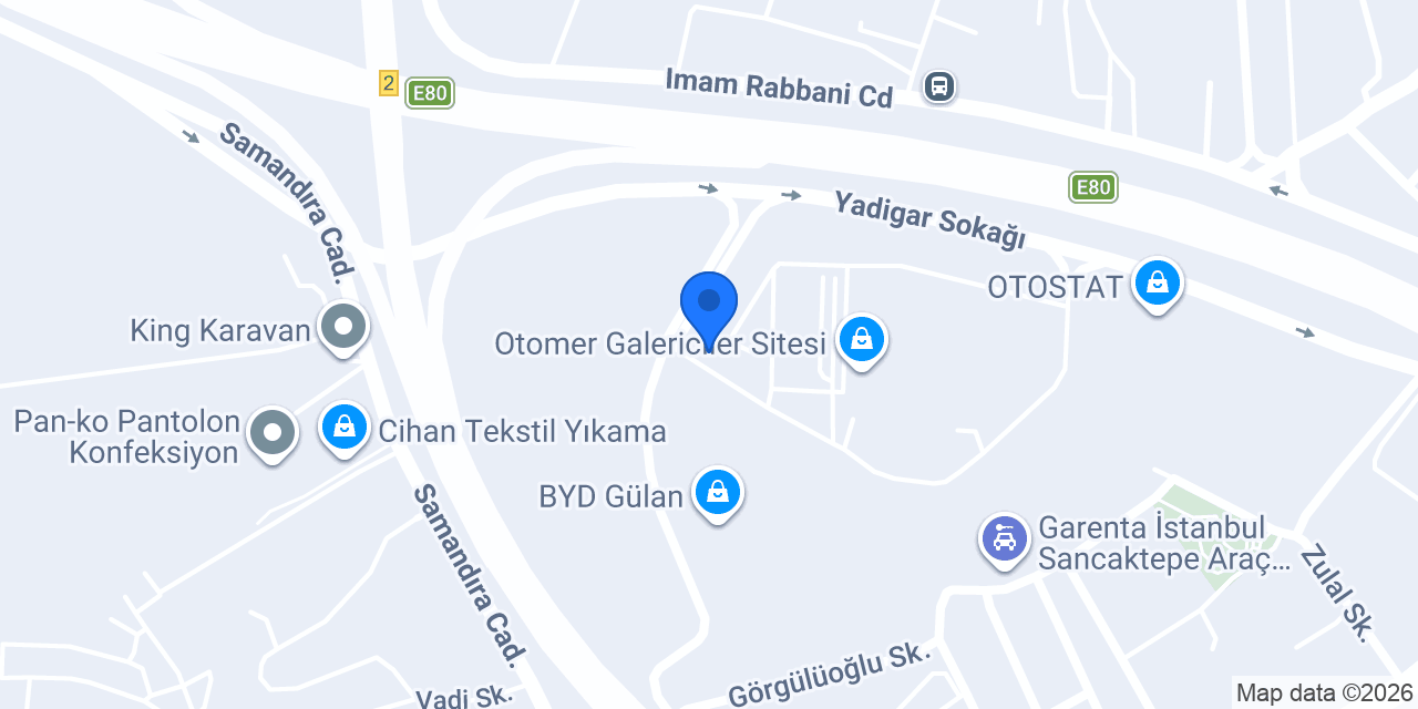 Erçal Motors konumu