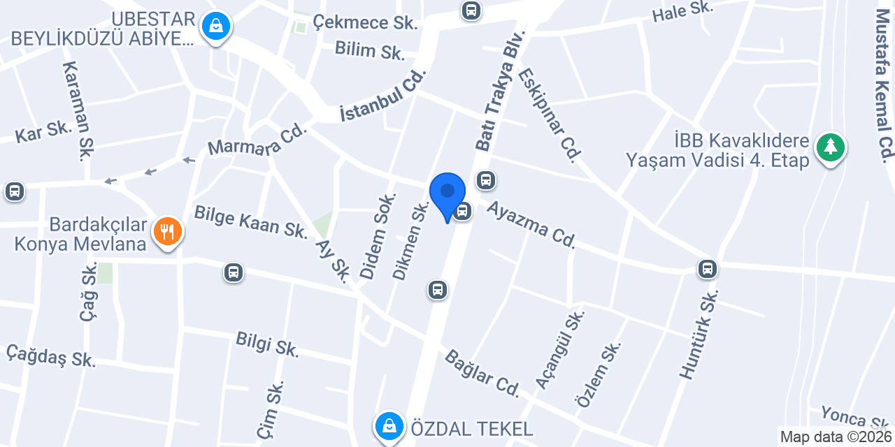 Mak Yapı konumu
