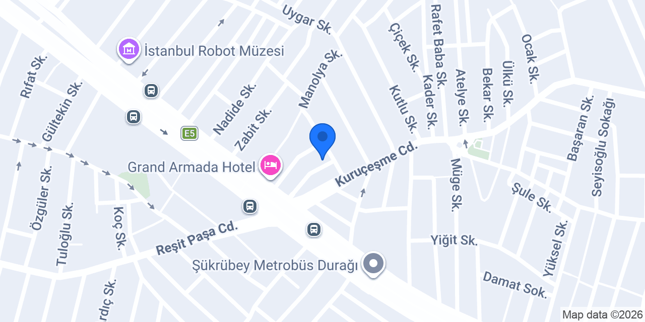 CarDev Rent Araç Kiralama konumu