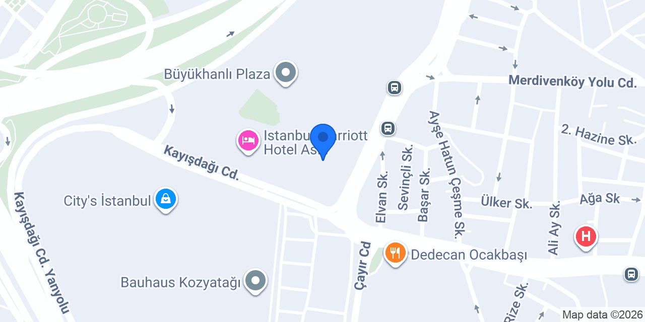 Özay Suites konumu