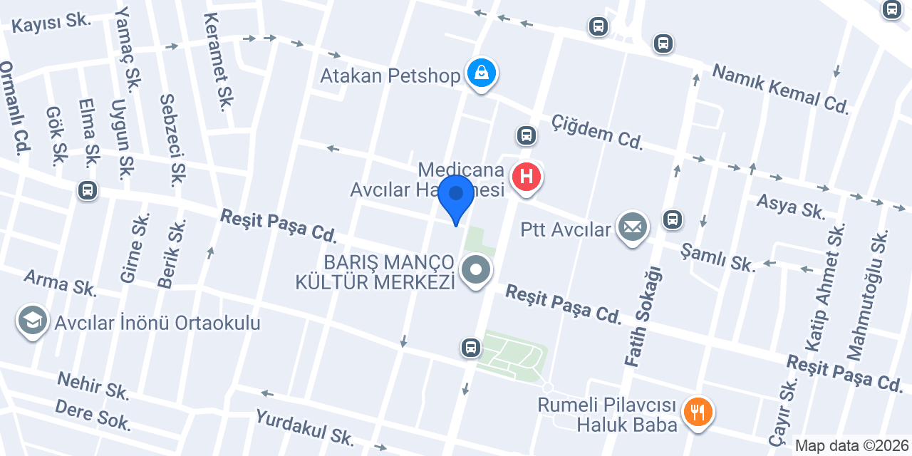 Melek Emlak konumu