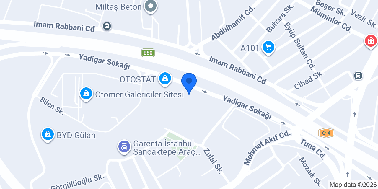 Dedeoğlu Otomotiv konumu