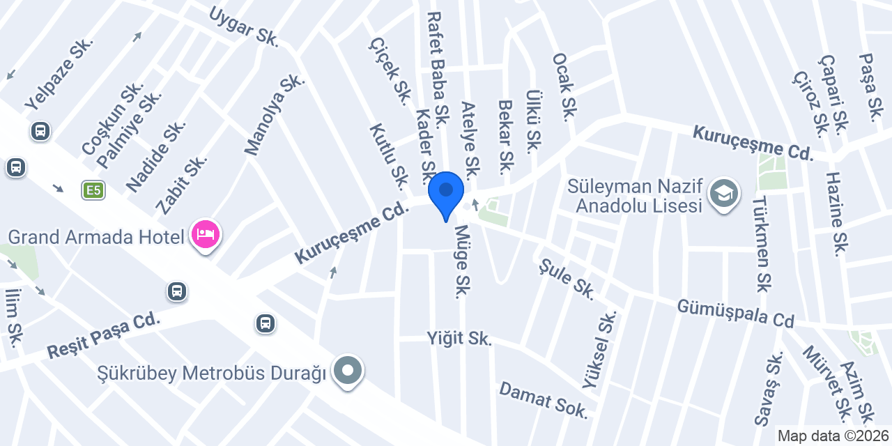 Gümüşpala İlkokulu konumu