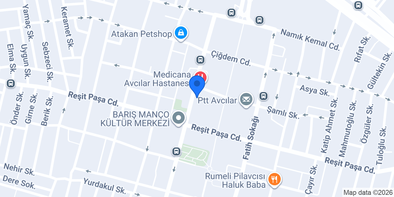 Avcılar American Time konumu