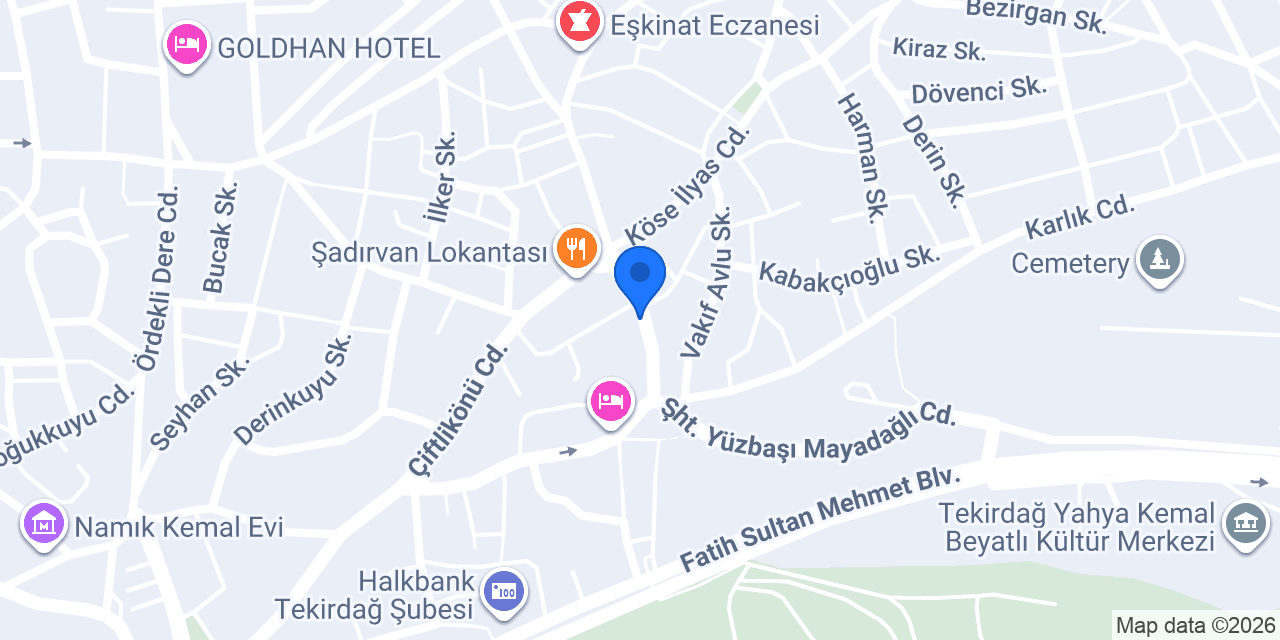 Komagene Etsiz Çiğ Köfte konumu