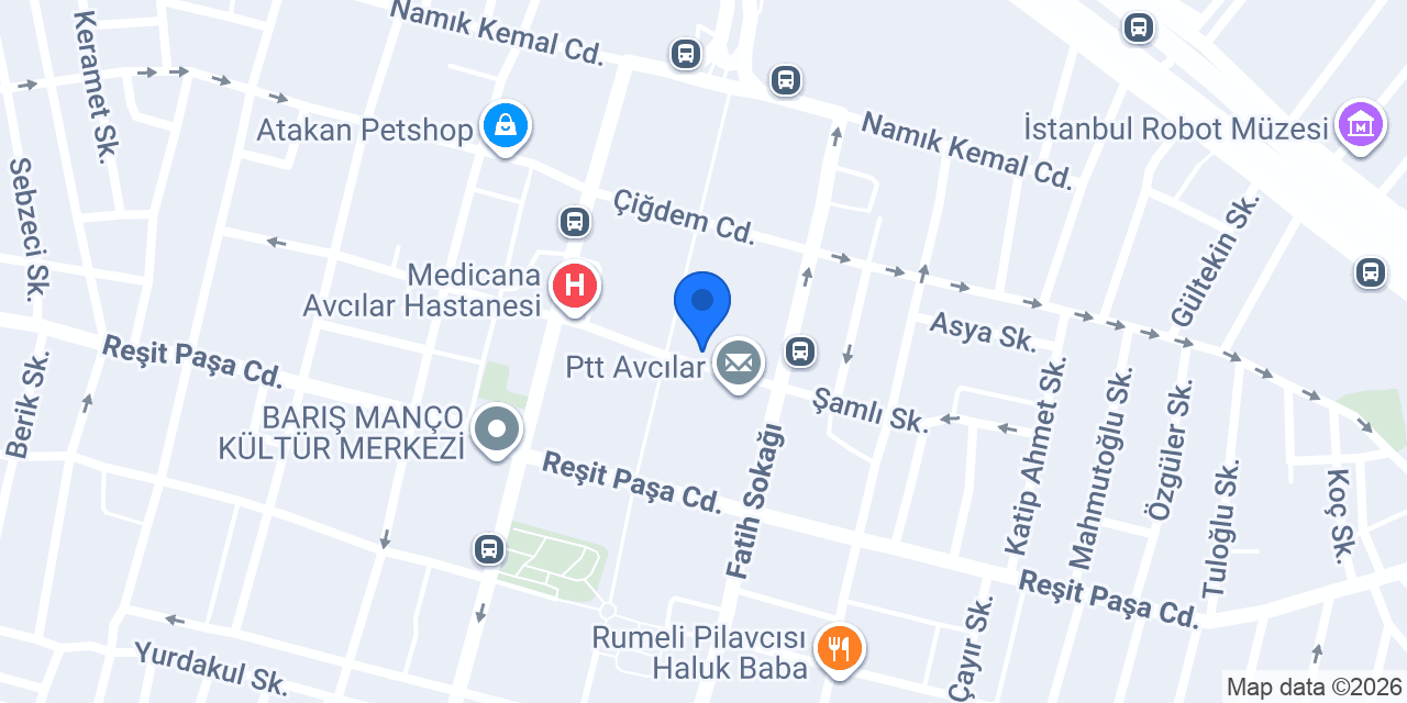 Avcılar Deri konumu